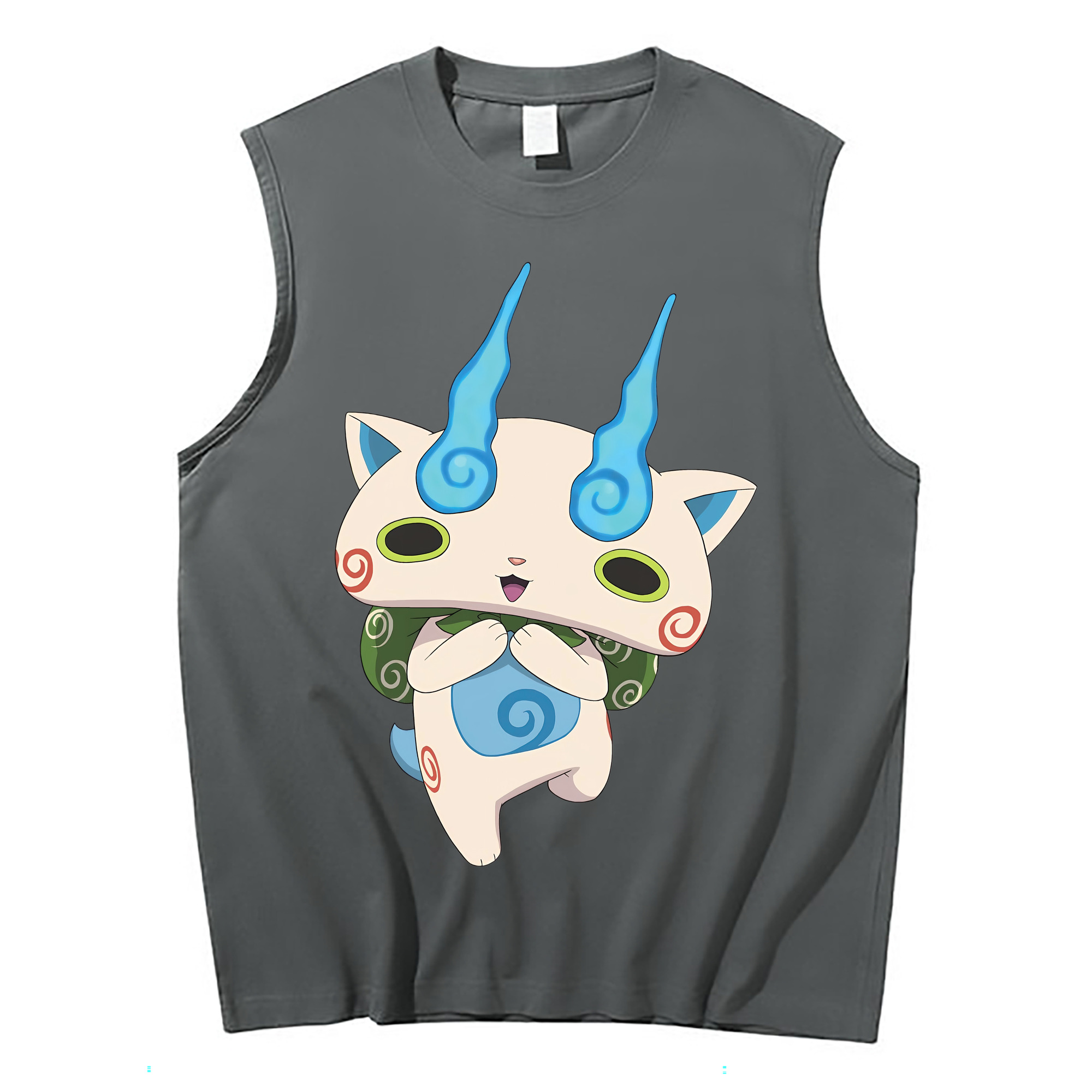 （画像用） 妖怪ウォッチ Yo-kai Watch コットン100％タンクトップ（フロントプリント）